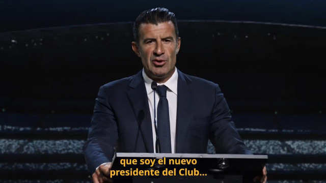 Luís Figo şüpheleri giderdi ve başkanlığını yapacağı 'kulübü' açıkladı.