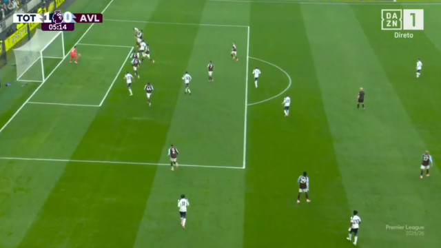 Subida de João Palhinha ao '1.º andar' desbloqueia Tottenham-Aston Villa