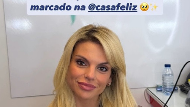 As imagens de bastidores de Fanny Rodrigues na SIC