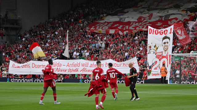 No dia em que Diogo Jota faria 29 anos, Liverpool deixou esta mensagem
