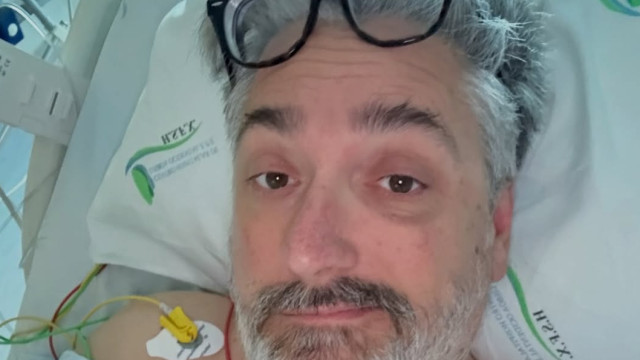 Primeira reação de Nuno Markl após sofrer AVC. 