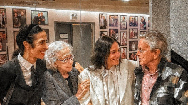 Plateia de luxo! Caetano Veloso e Fernanda Montenegro celebram Carminho