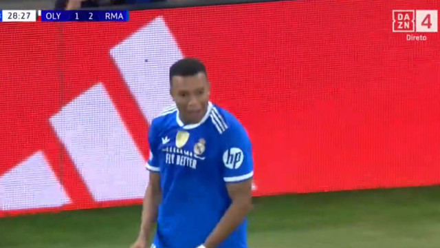 Mbappé tramou portugueses com hattrick pelo Real Madrid… em sete minutos