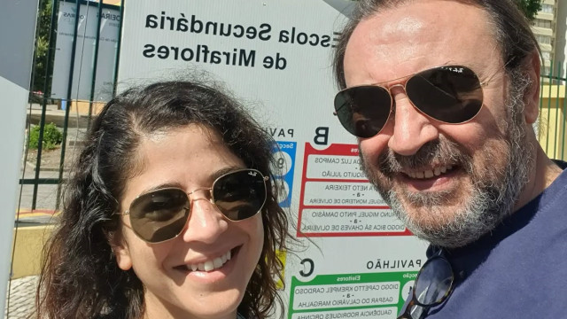 A mulher 27 anos mais nova que acompanhou Almeno Gonçalves até ao fim