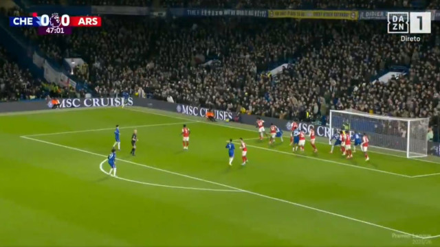 Chalobah fez da 'batata' força e abriu o marcador no Chelsea-Arsenal