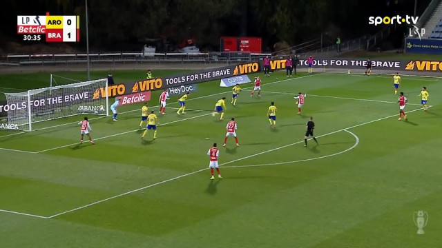 O que fizeste Ricardo Horta? Obra de arte no Arouca-Sporting de Braga