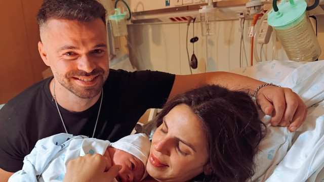 Ruben e Tatiana Boa Nova foram pais pela segunda vez