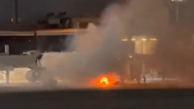 Incêndio obriga à evacuação de um avião em Guarulhos; veja o momento!