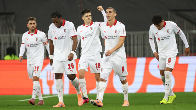 Sp. Braga histórico na Riviera francesa mira os 'oitavos' da Liga Europa