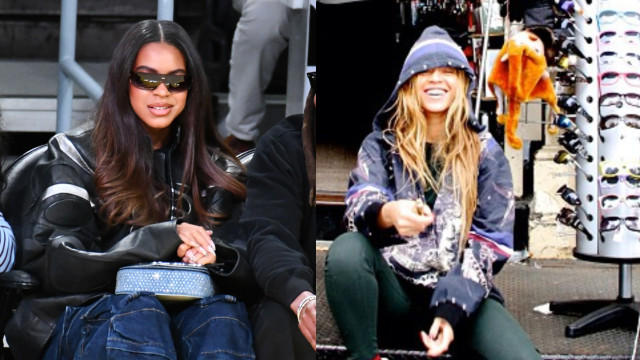 Blue Ivy cheia de estilo... e a 'imitar' a mãe Beyoncé