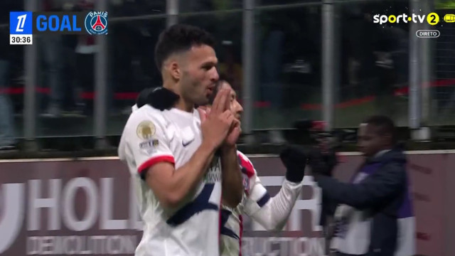 Gonçalo Ramos voltou ao onze do PSG e não desiludiu. Eis o golo