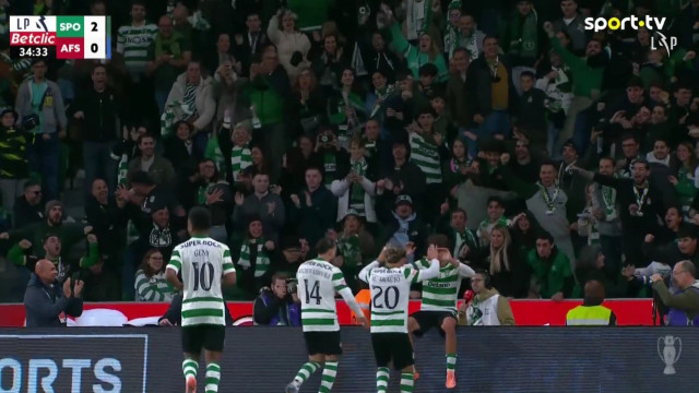 Alvalade ainda festejava um, Sporting marcou outro. O golo de Maxi Araújo