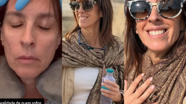 Ana Marques mostra truque para enxaqueca durante voo (e revela destino)