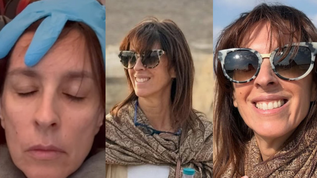 Ana Marques mostra truque para enxaqueca durante voo (e revela destino)