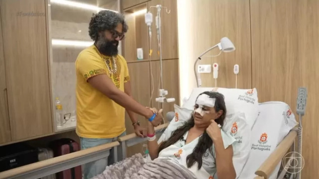 'Gritei para estar aqui', diz mulher espancada por marido com madeira