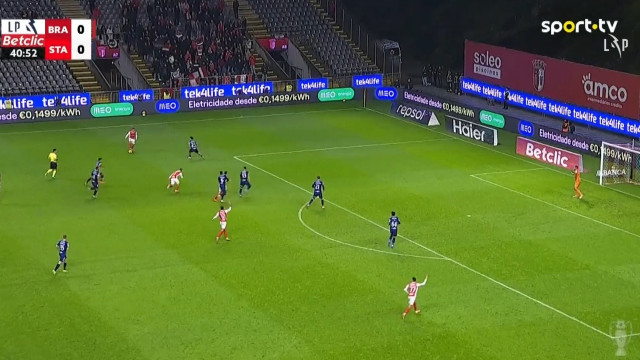 Assim foi o desenho da jogada que deixou o Sporting de Braga a festejar