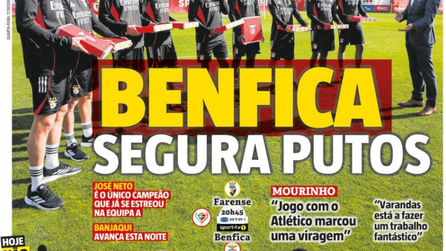 Por cá: Benfica segura putos e ex-presidentes aplaudem Varandas