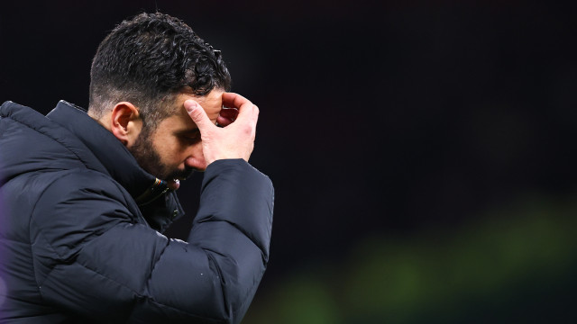 Amorim gozado em Inglaterra: