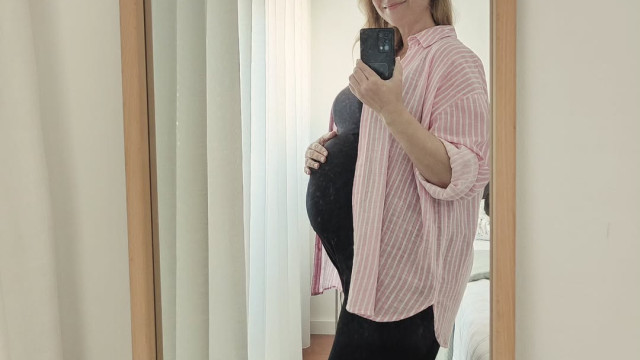 Já nasceu a filha de Alda Gomes. A primeira fotografia da menina