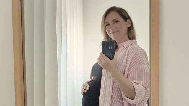 Já nasceu a filha de Alda Gomes. A primeira fotografia da menina