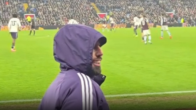 Bruno Fernandes 'pega-se' com adeptos do Aston Villa: