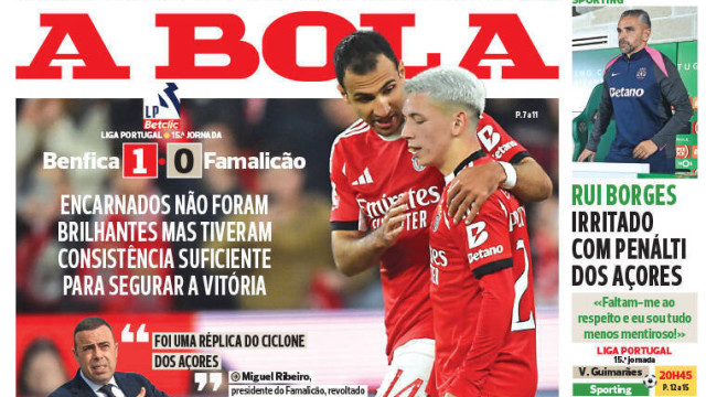 Por cá: Firmeza na Luz, 'Borjada' em Alverca e Rui Borges pede respeito