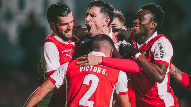 Sp. Braga finta susto do Caldas (e polémica) para fazer a festa na Taça