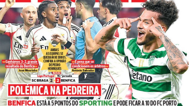 Por cá: Benfica escorrega, Sporting goleia e FC Porto tenta cavar fosso