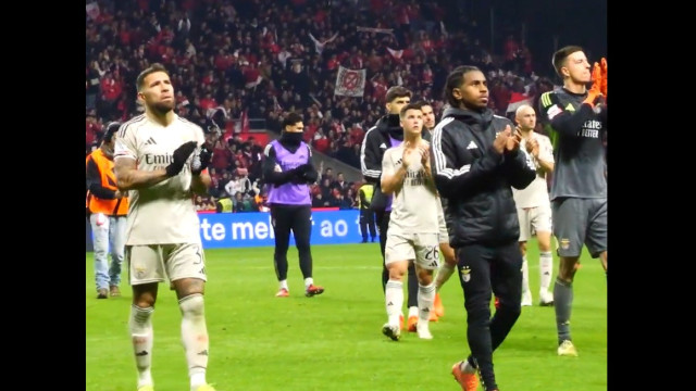 Benfica vacilou na luta pelo título e adeptos reagiram assim em Braga