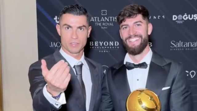 Gesto de Cristiano Ronaldo com casal de 'influencers' conquista o mundo