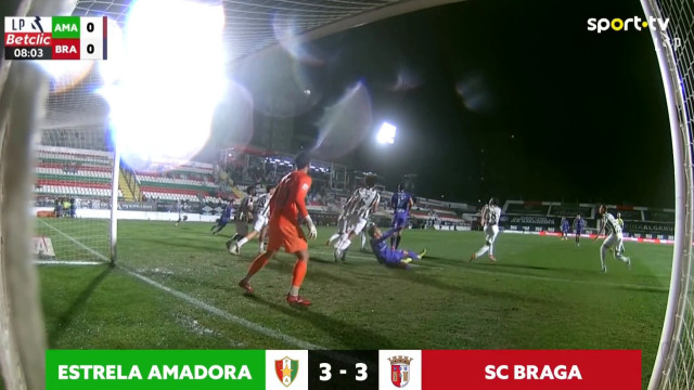 Loucura na Amadora. Assim foi o empate entre Estrela e Sporting de Braga