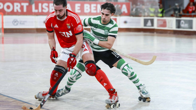 Benfica e Sporting iniciam 2026 com um empate no dérbi de hóquei