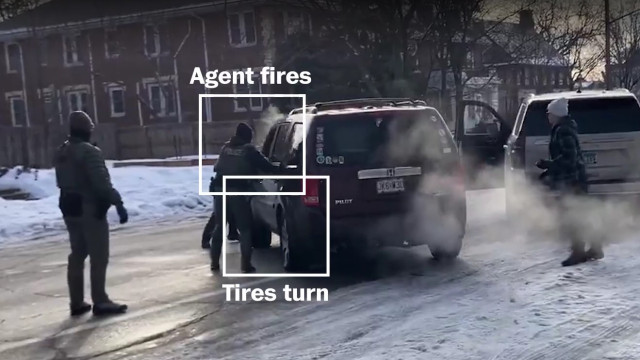 Vídeo levanta dúvidas sobre versão de Trump em morte por agente do ICE