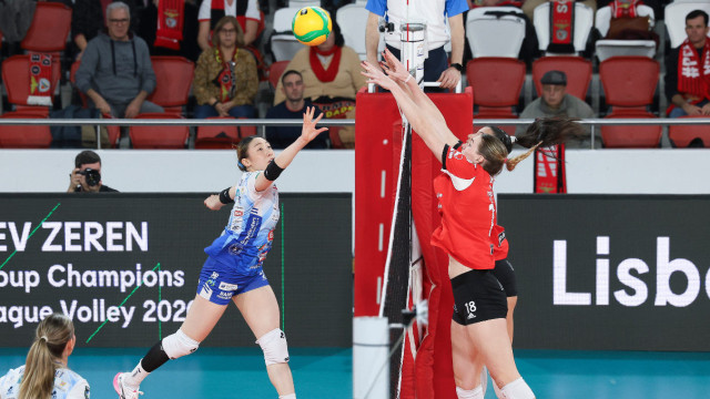 Benfica soma segunda derrota na Liga dos Campeões feminina de voleibol