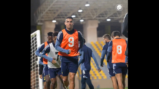 Nem um sorriso. Cristiano Ronaldo e Al Nassr preparam embate decisivo