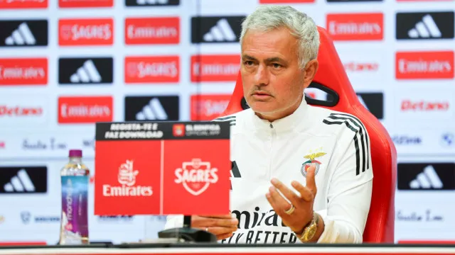 EM DIRETO: José Mourinho antevê jogo entre Benfica e Moreirense