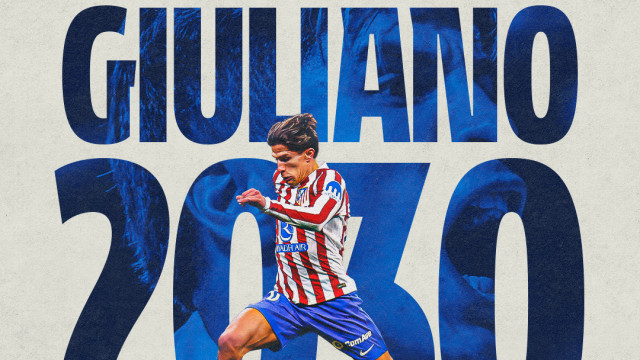 Oficial: Giuliano Simeone renova com o Atlético Madrid até 2030