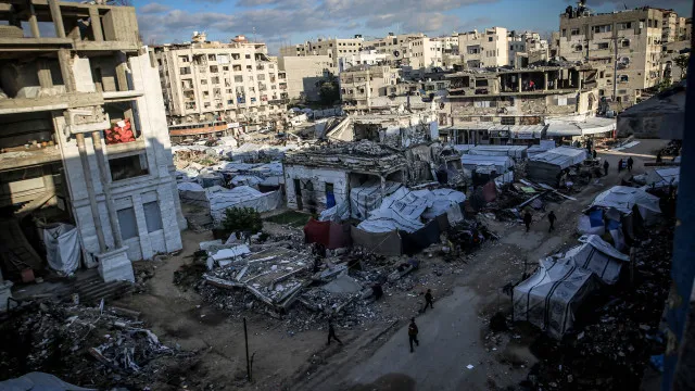 
                    Doze palestinianos mortos hoje em ataques israelitas em Gaza
                