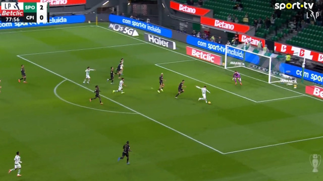 Regresso em grande. Bragança voltou a marcar desta forma pelo Sporting