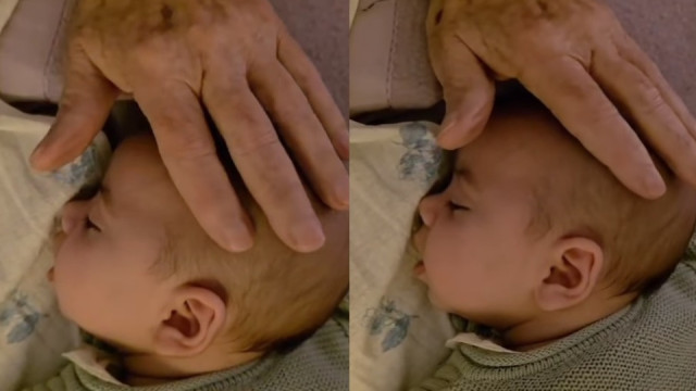 O amoroso vídeo de Ruy de Carvalho a acarinhar o bisneto