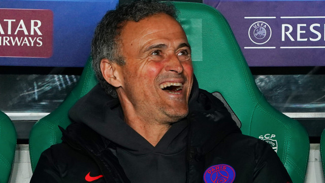 Luis Enrique irritado: 