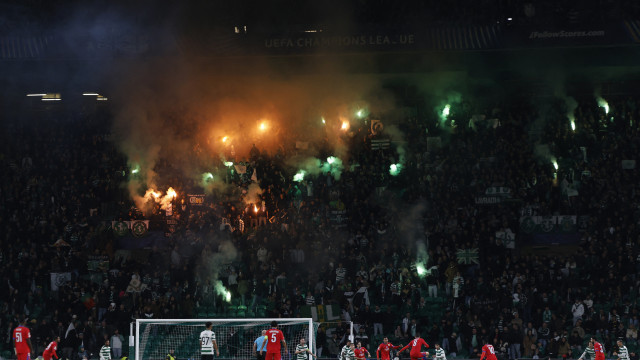 Vem aí castigo para o Sporting. Eis o show de pirotecnia frente ao PSG
