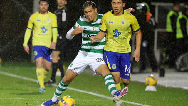 EM DIRETO: Sporting vence ao intervalo em Arouca