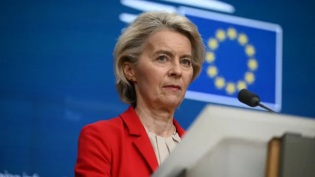 
                    Von der Leyen quer acordo UE-Índia este ano. 