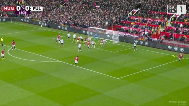 Mais uma assistência para Bruno Fernandes. Casemiro agradece