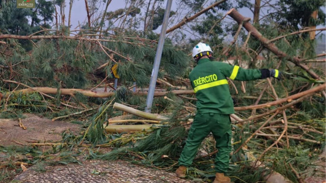 Quatro trabalhadores isolados após rotura de dique. Foram resgatados