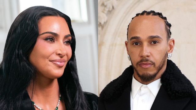 Kim Kardashian e Lewis Hamilton em fim de semana romântico