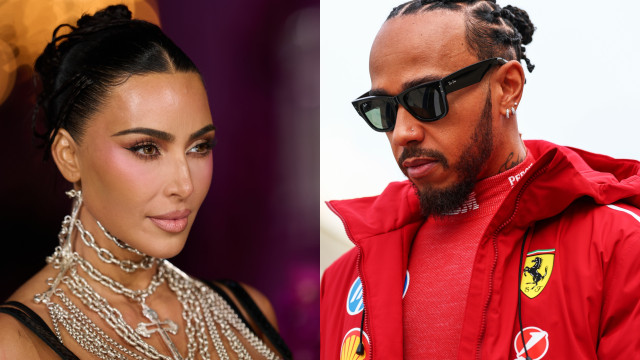 Kim Kardashian e Lewis Hamilton viajam juntos com filhos e agitam rumores
