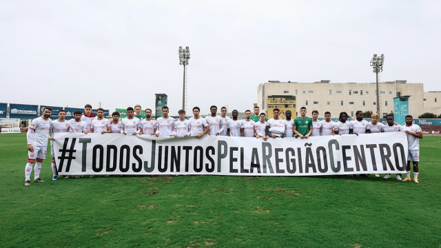 União de Leiria não esquece estragos e foi a jogo com camisola especial