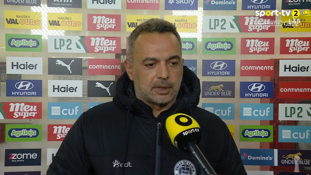 Treinador da União de Leiria agradece gesto do Sporting: 